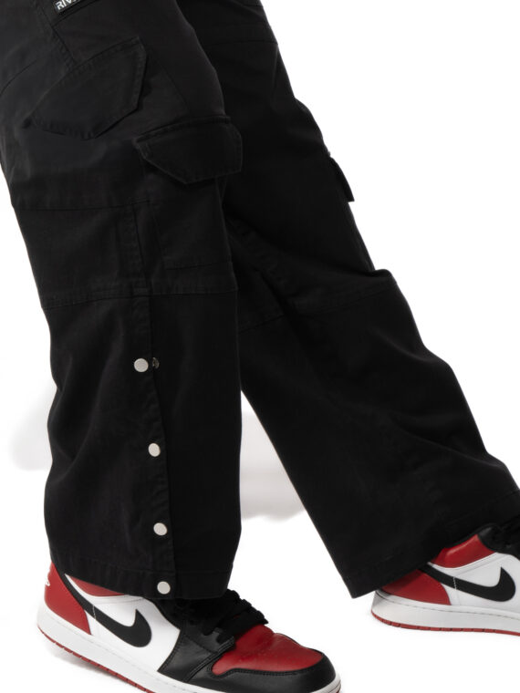 6 POCKET CARGOS BLACK