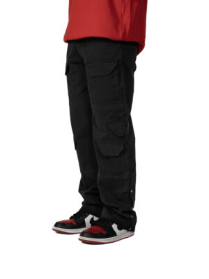6 POCKET CARGOS BLACK
