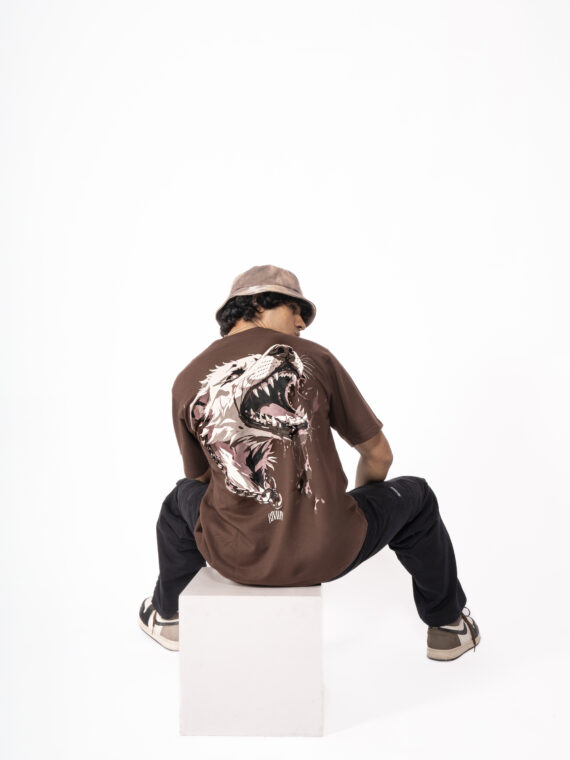 WILD DOG T-SHIRT COFFEE