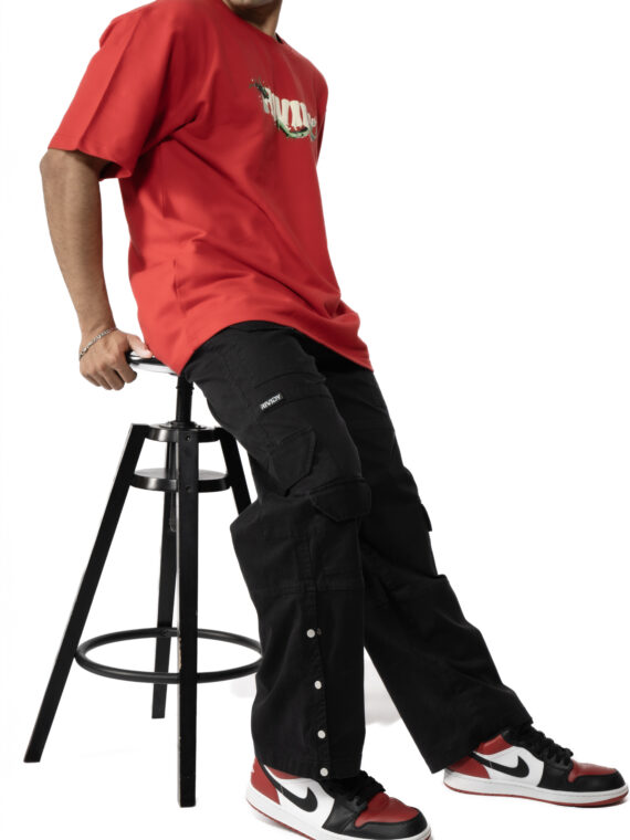 6 POCKET CARGOS BLACK