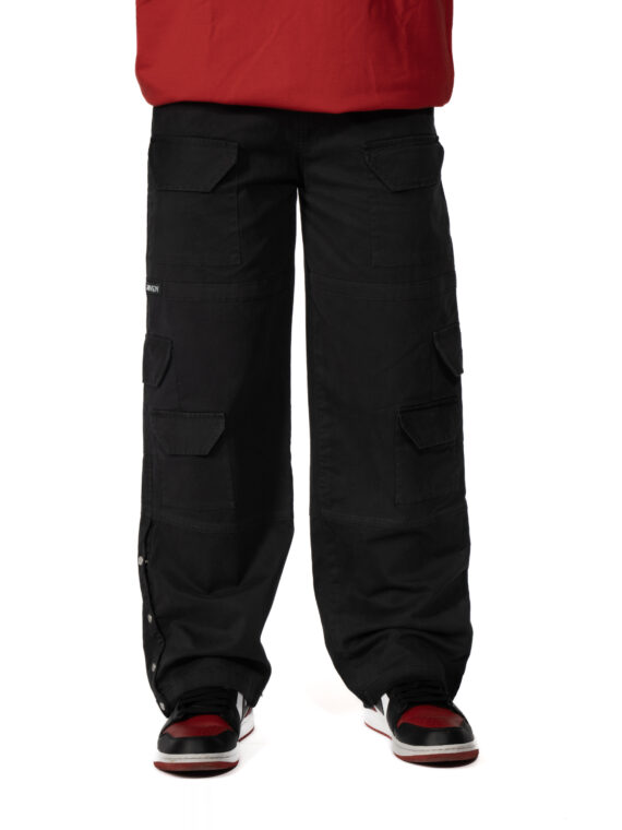 6 POCKET CARGOS BLACK
