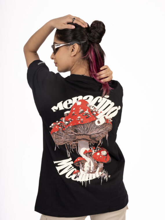 MUSHROOM T-SHIRT BLACK