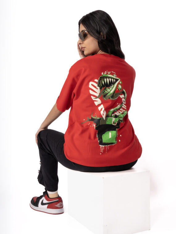 PIRANHA PLANT T-SHIRT RED