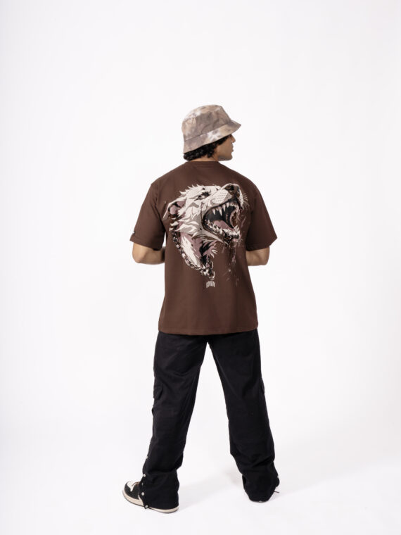 WILD DOG T-SHIRT COFFEE